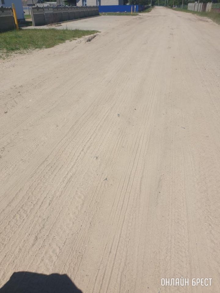 Такая «гравийная» дорога в Жабинке