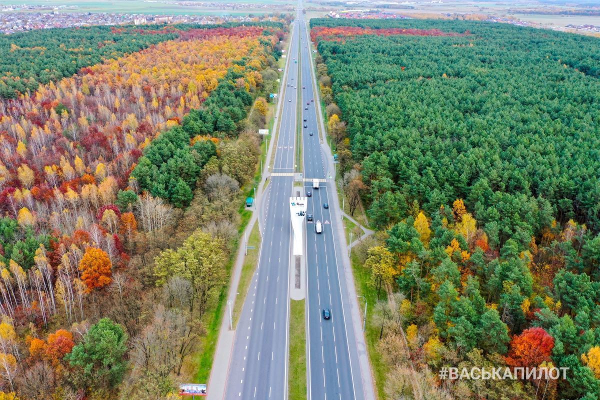 Въезд в Брест с высоты