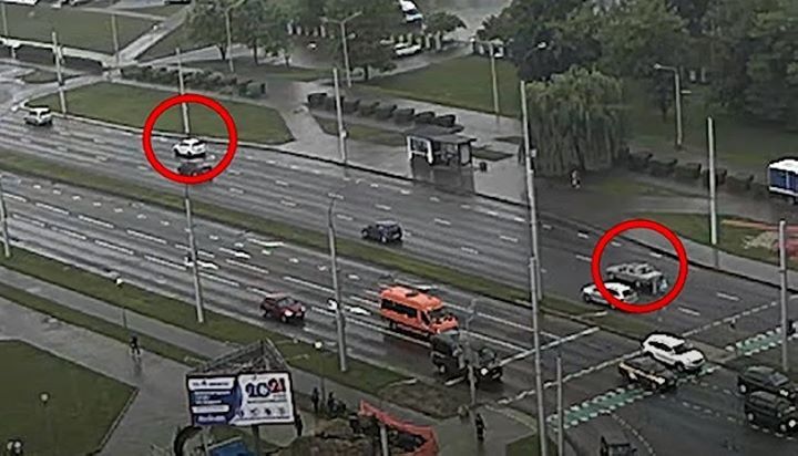 В Бресте на проспекте Республики произошло ДТП