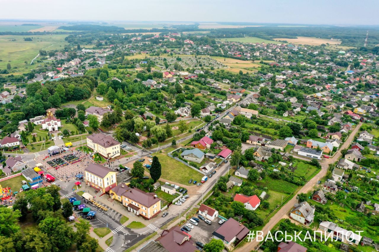 Каменецкий район. Высокое отмечает День города. Фото и видео с высоты