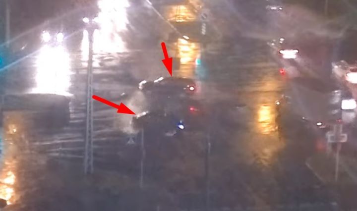 В Бресте на ул. 28 Июля столкнулись автомобили