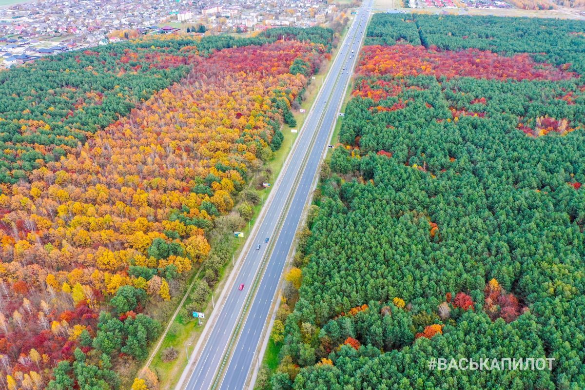 Въезд в Брест с высоты