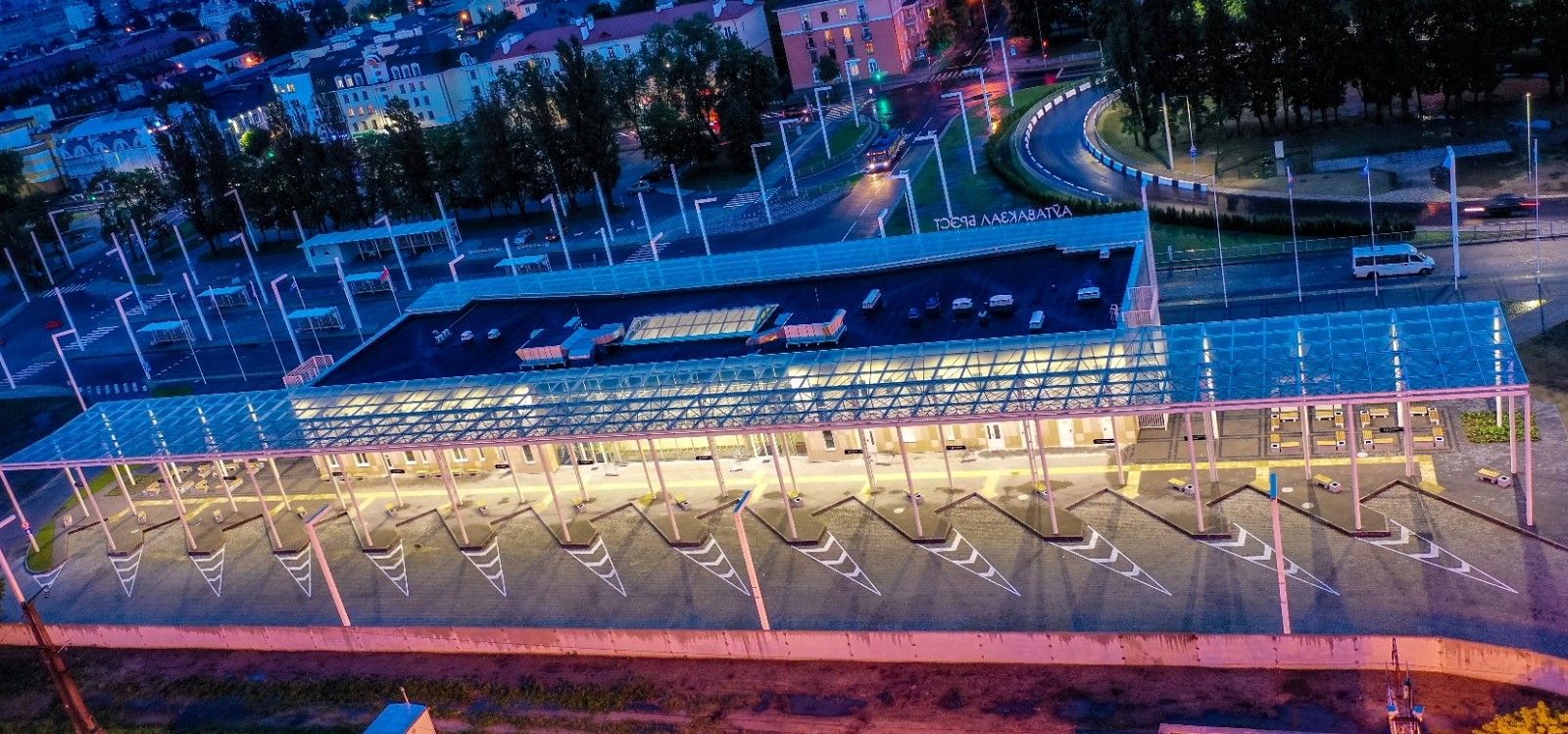 Новый и старый автовокзал в Бресте