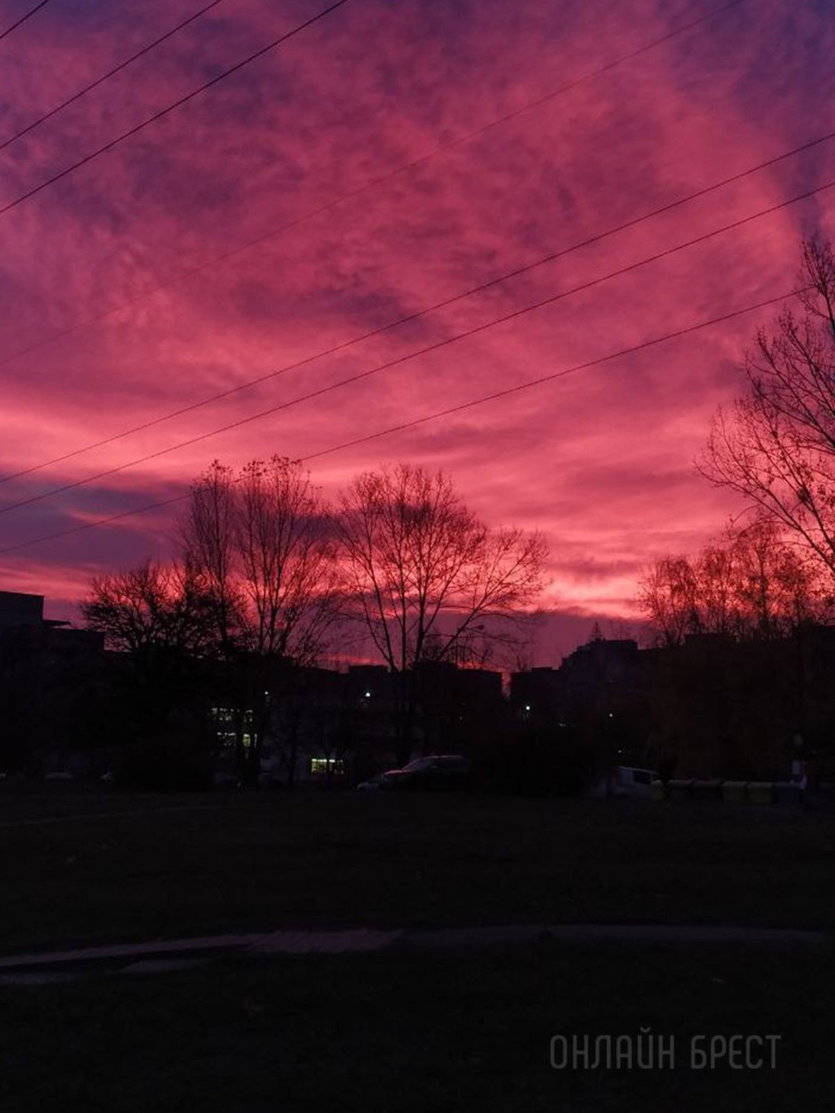 Читатель: Прекрасный рассвет был сегодня в Бресте