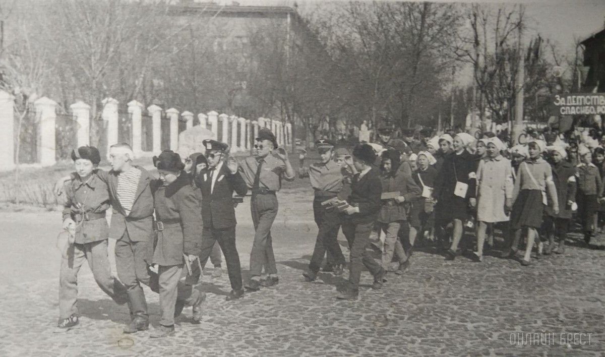 Брест, ул.Ленина, примерно 50-е года