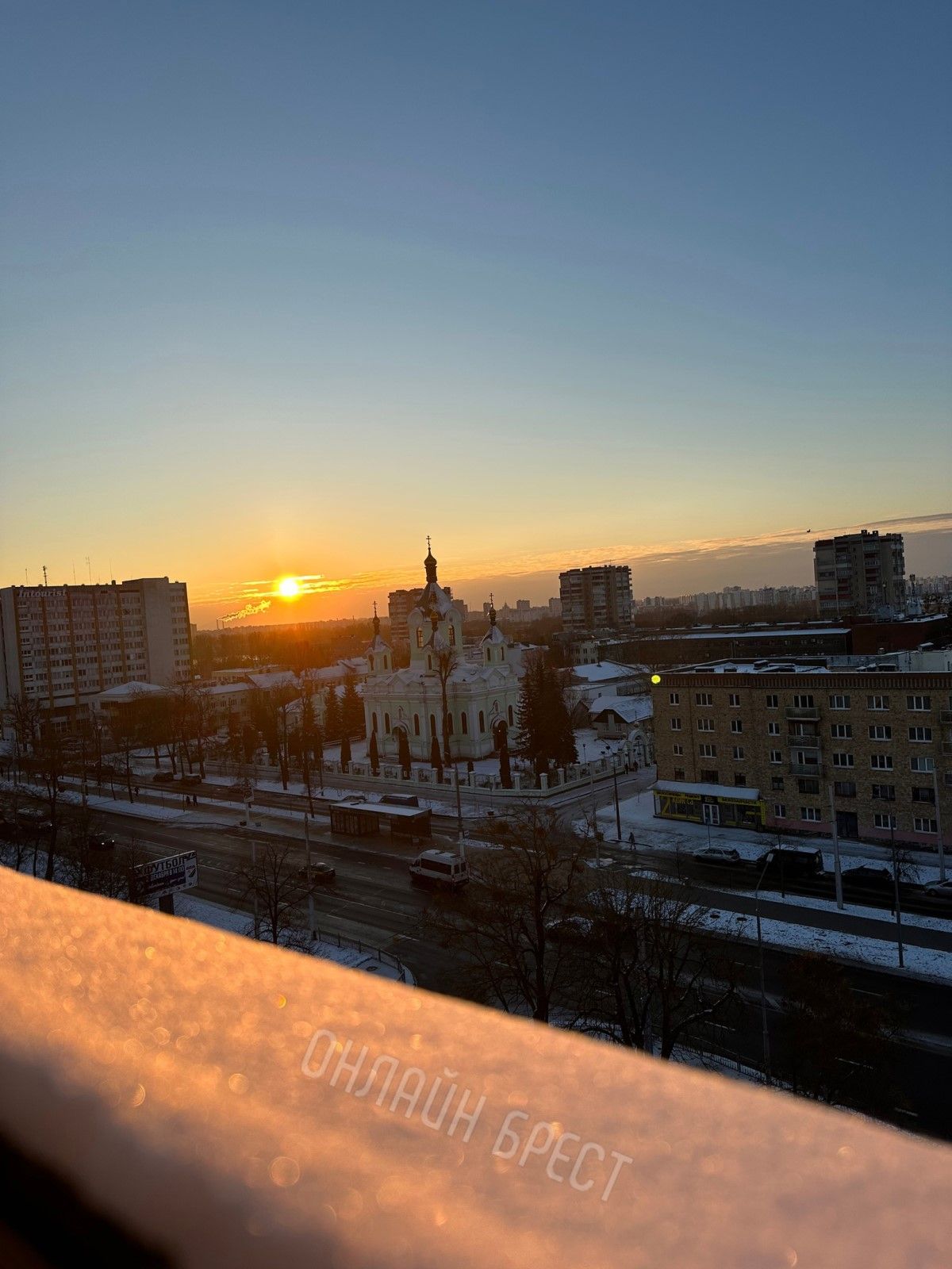 Читательница: Морозное утро в Бресте