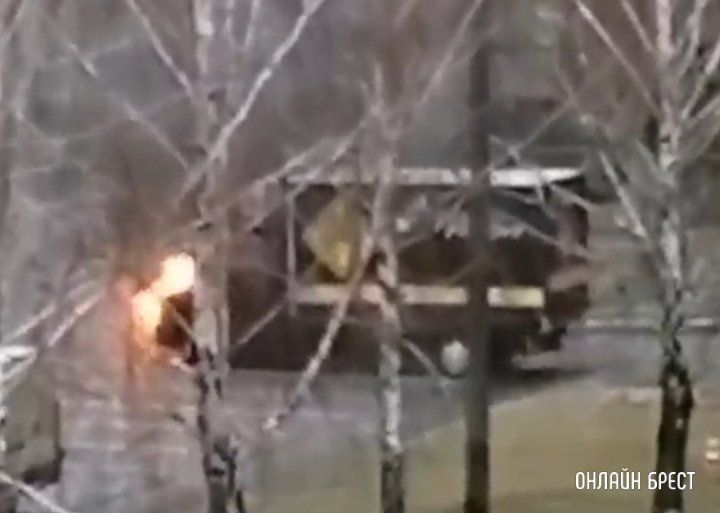 Читатель: Вчера в Бресте на Суворова горел грузовик