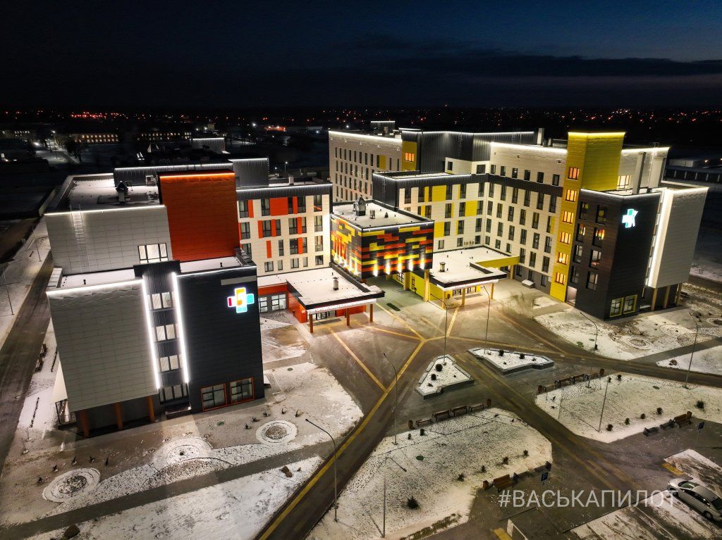 Посмотрите, как выглядит медицинский центр в Бресте с высоты