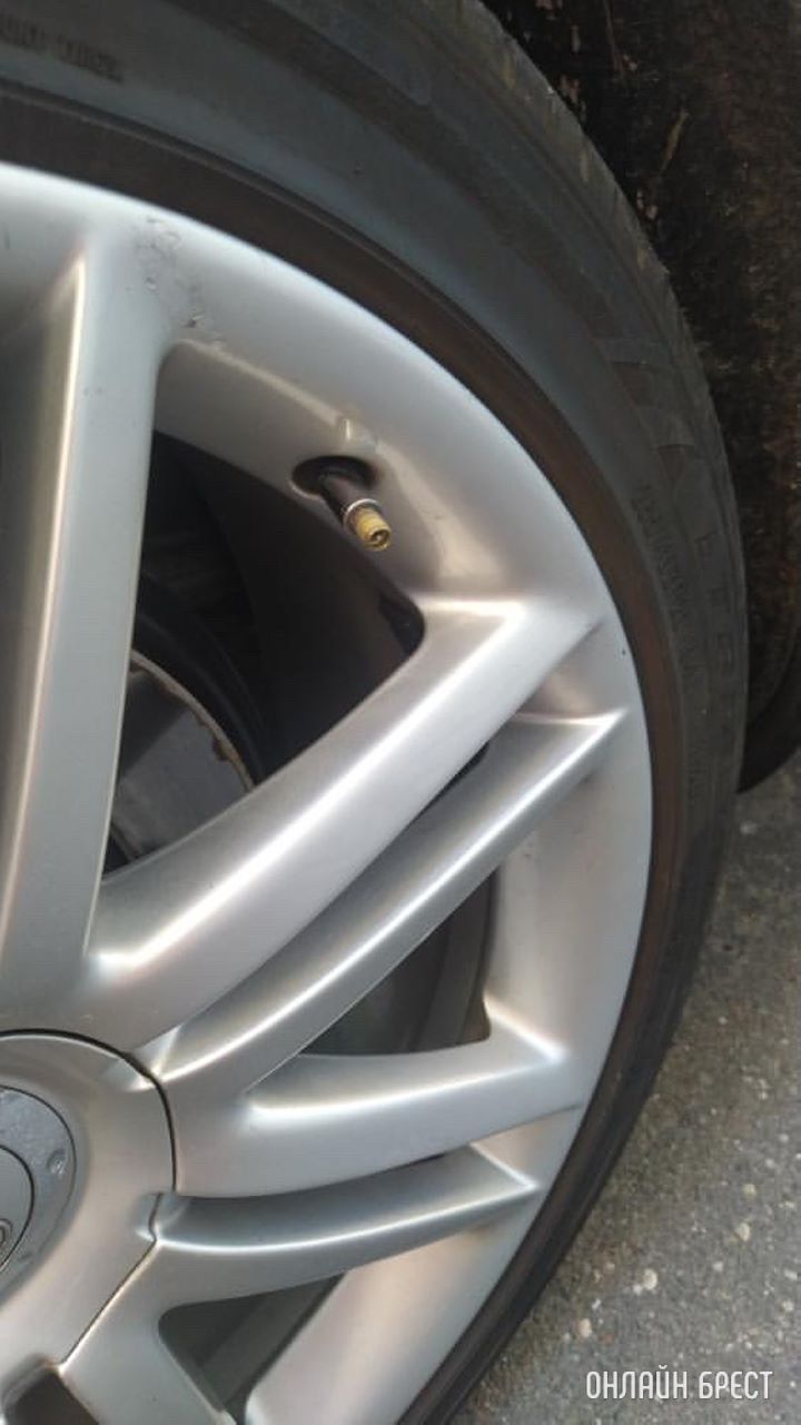 Вот такие колпачки у меня скрутили на Партизанском проспекте в Бресте