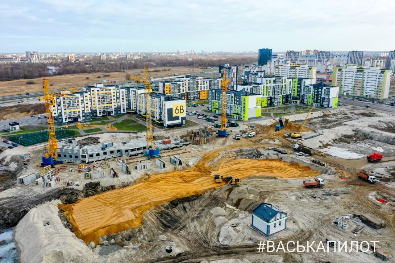 Посмотрим на новый микрорайон Бреста с высоты