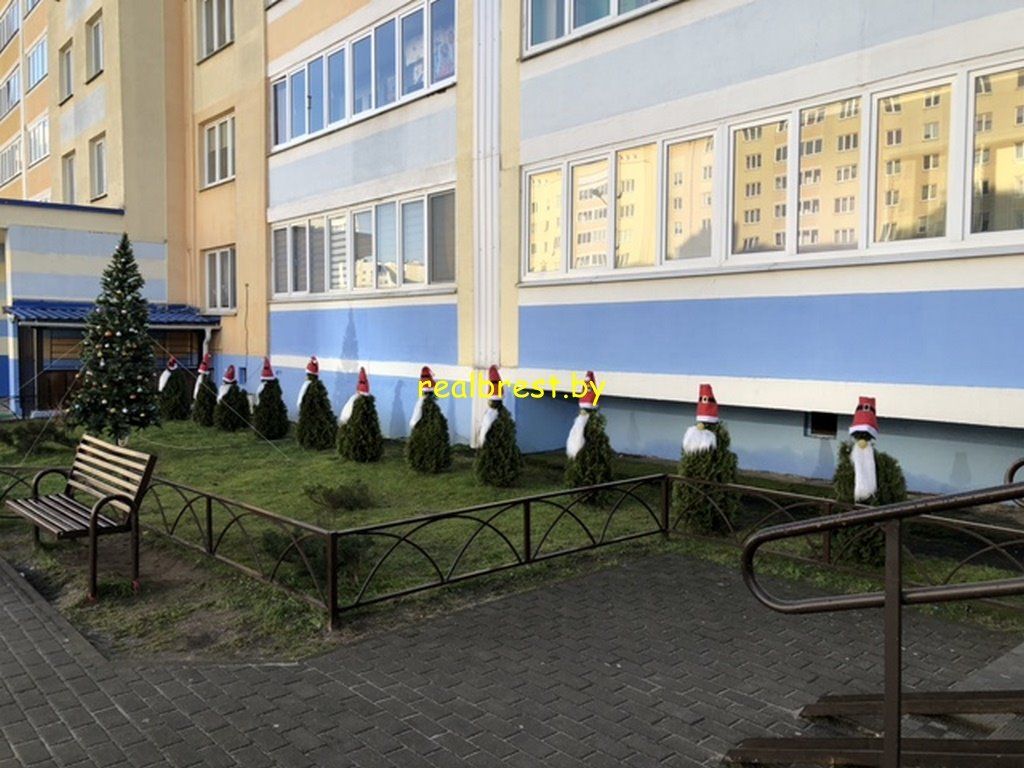 В одном из дворов Бреста