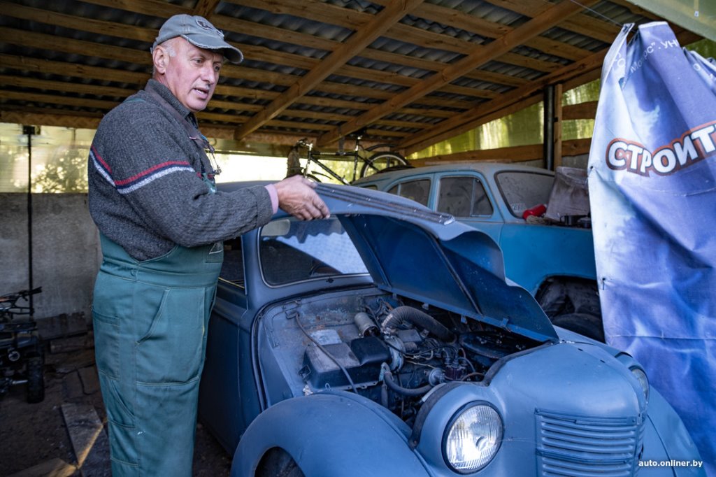 Находки в гараже. Белорус больше 40 лет коллекционирует и реставрирует советские авто