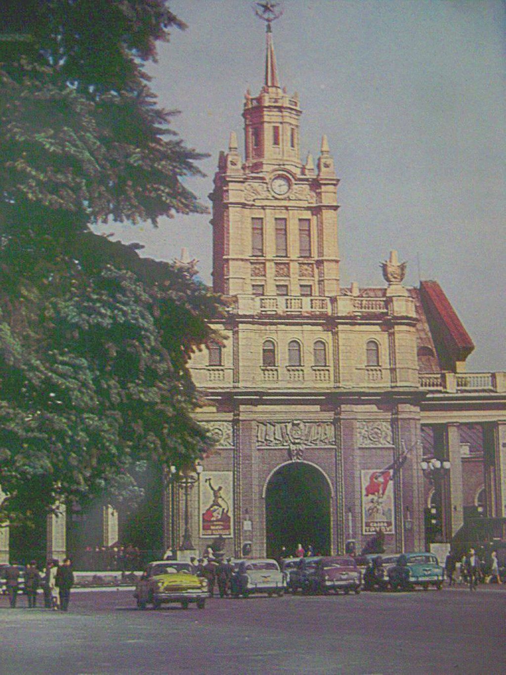 Брест, железнодорожный вокзал, 1970 год