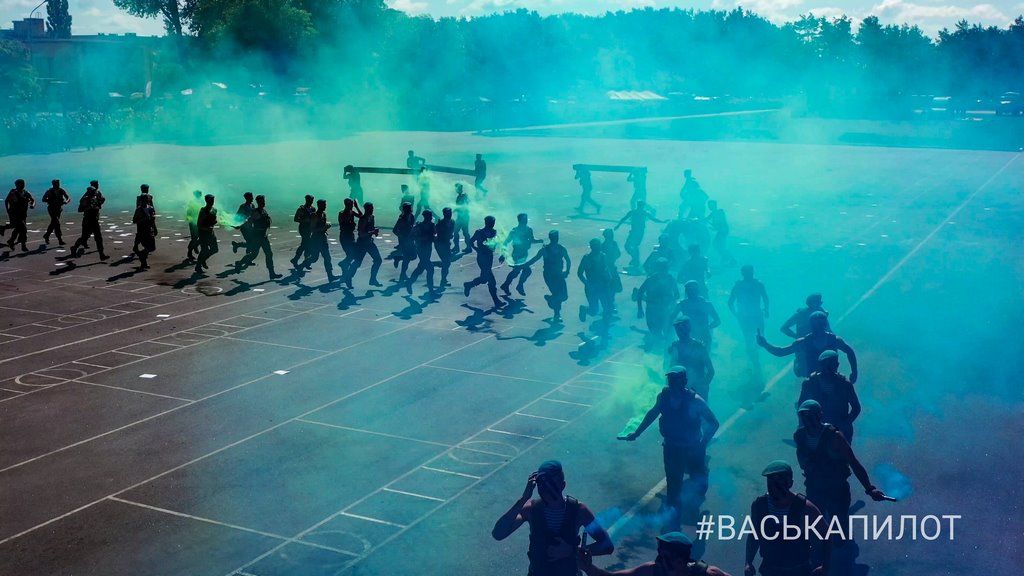 Смотрите видео, как сегодня в Бресте прошёл день ВДВ