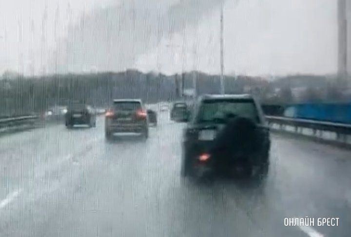 Читатель: В Бресте водитель создал опасную ситуацию на дороге