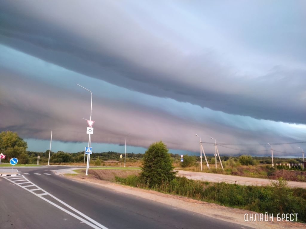Сегодняшнее небо над Брестом