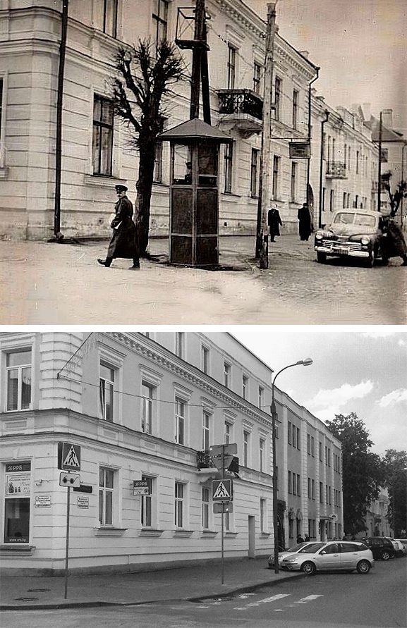 Читатель: Так было раньше в Бресте. Первое фото: 60-е года, второе - наши дни