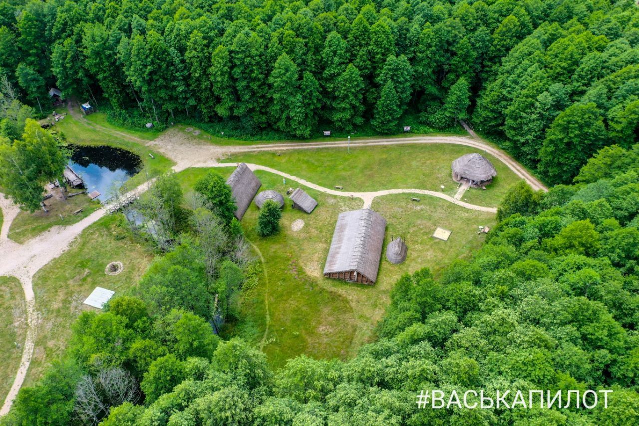 Археологический музей в Беловежской пуще. Посмотрите видео и фото с высоты