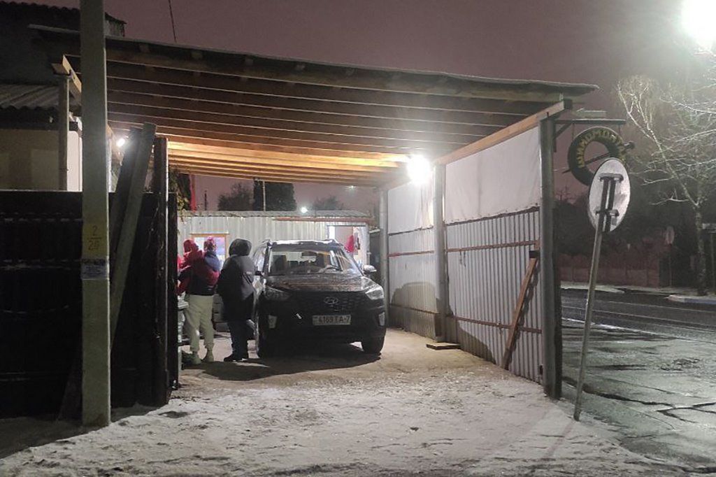 В Минске выпал снег