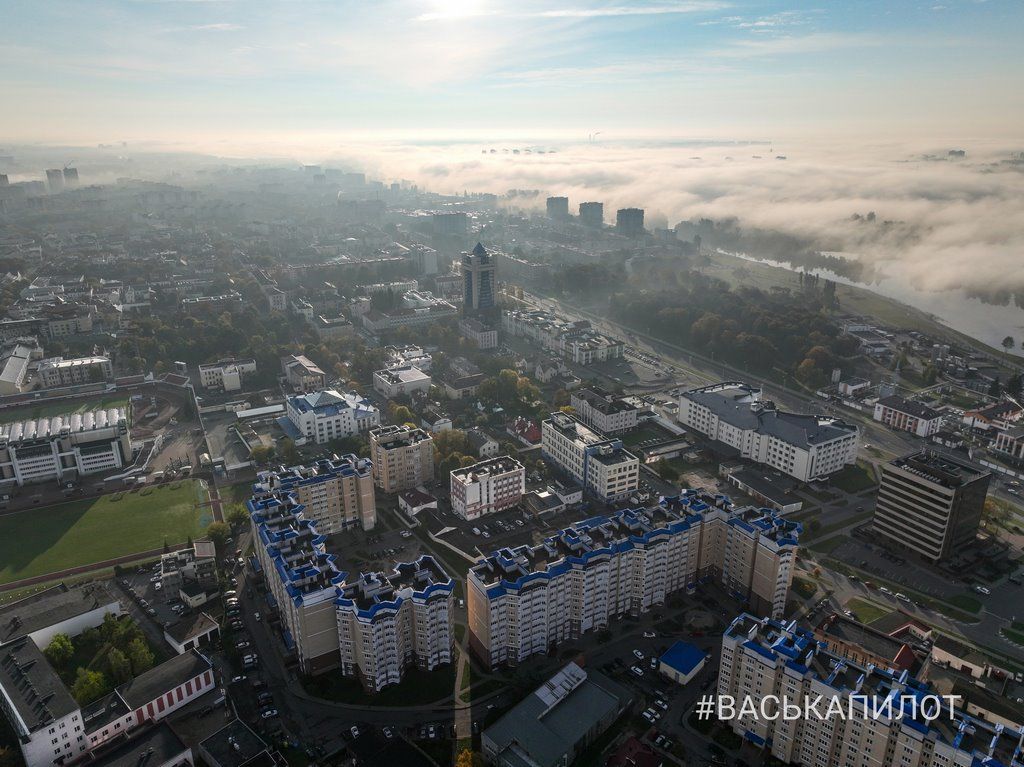 Так выглядел Брест сегодня утром