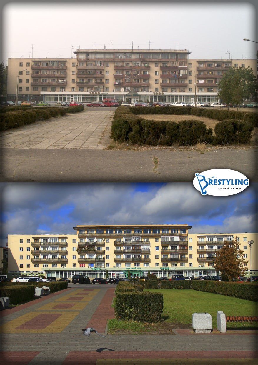 Как было раньше: Брест, ул. Советская и Набережная