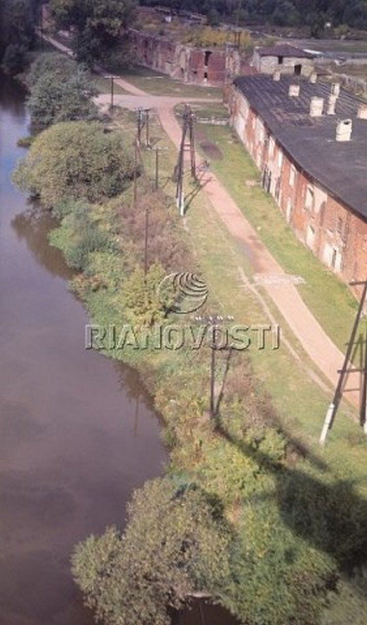 Брестская крепость до строительства Мемориального комплекса, 1966 год