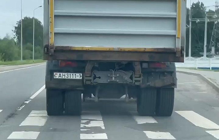 Хорошие номера попались грузовику