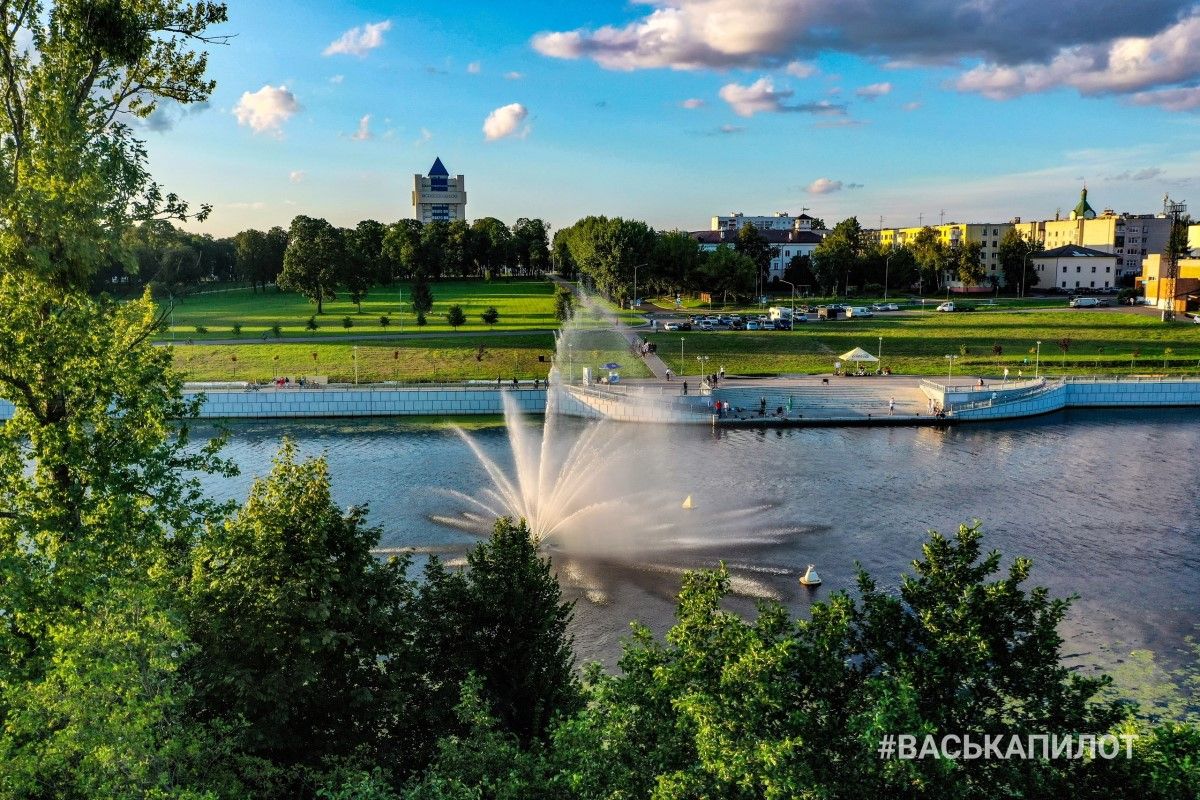 Набережная Бреста. Фото сделаны сегодня