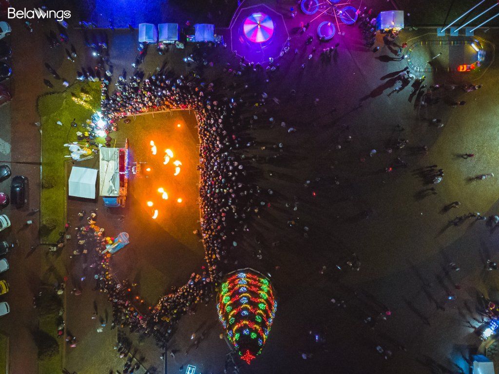 В Жабинке зажгли Новогоднюю ёлку