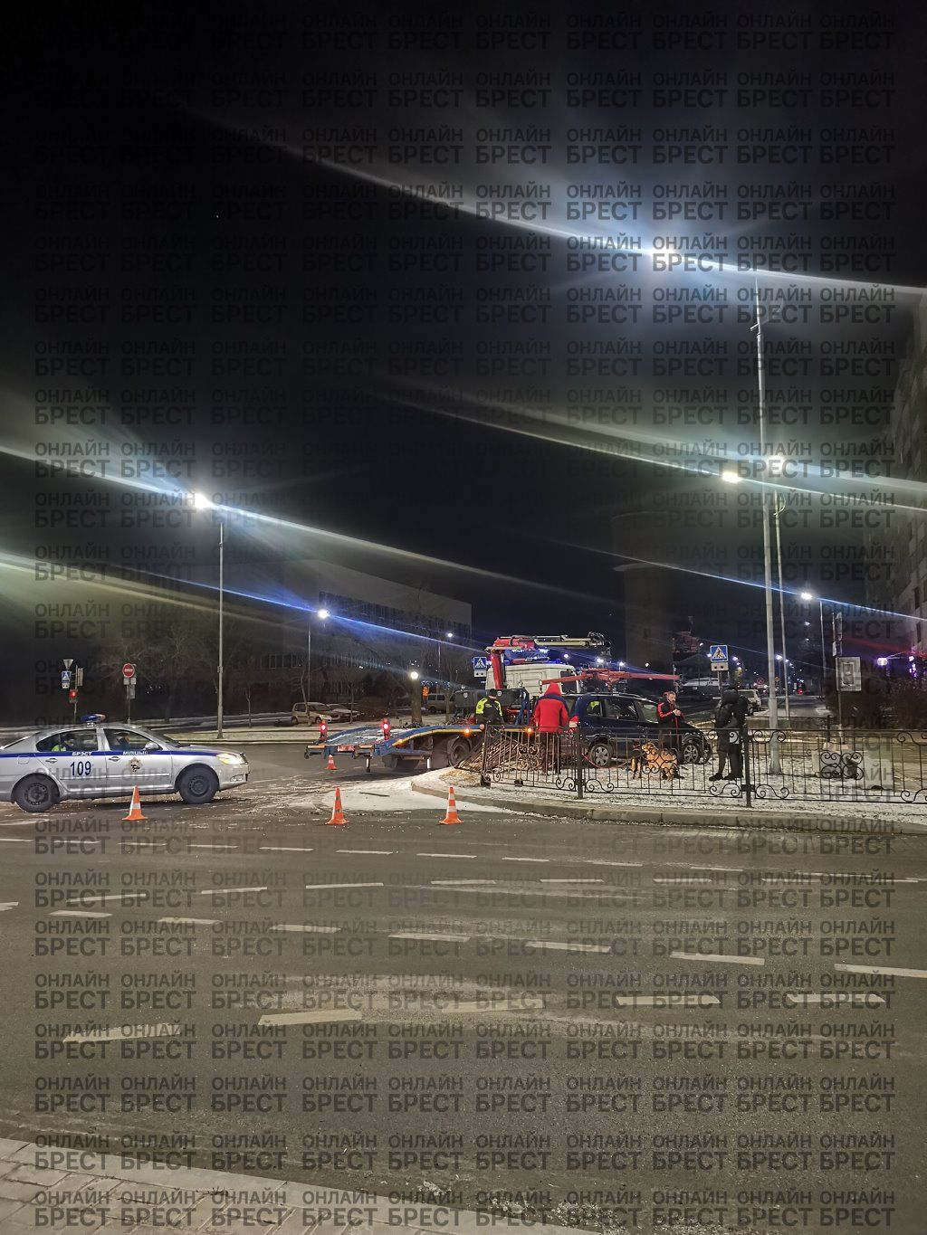 Читательница: Кому-то не повезло встречать так Новый год... Сегодня ночью в Бресте