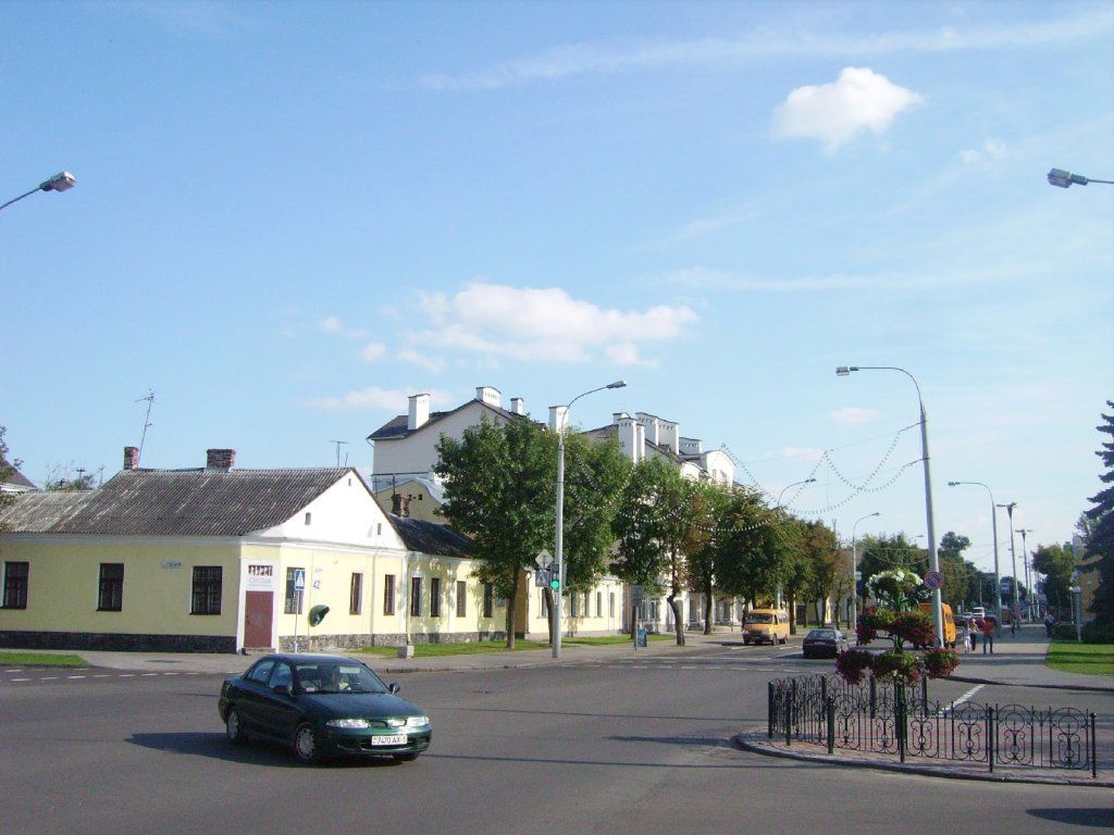Город Брест, улица Ленина и Буденного. Лето 2007 года