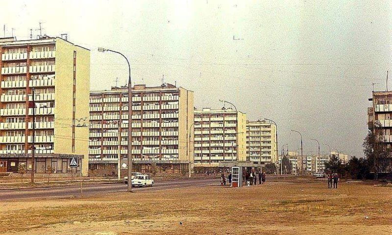 Партизанский проспект в Бресте, 1980-е