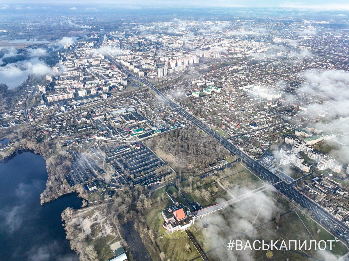 Выше облаков! Весенний Брест с высоты