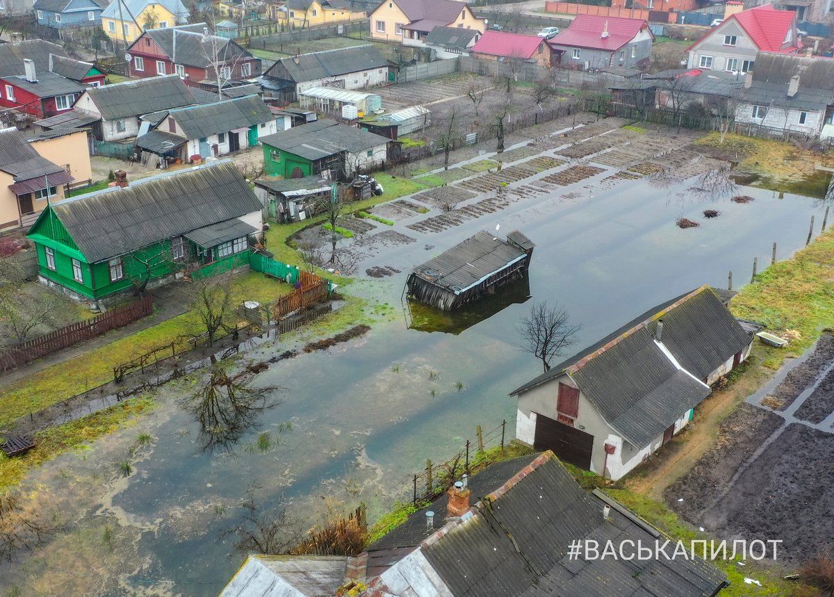 Паводковые и талые воды подтопили 48 домов и 80 подворий в Брестской области
