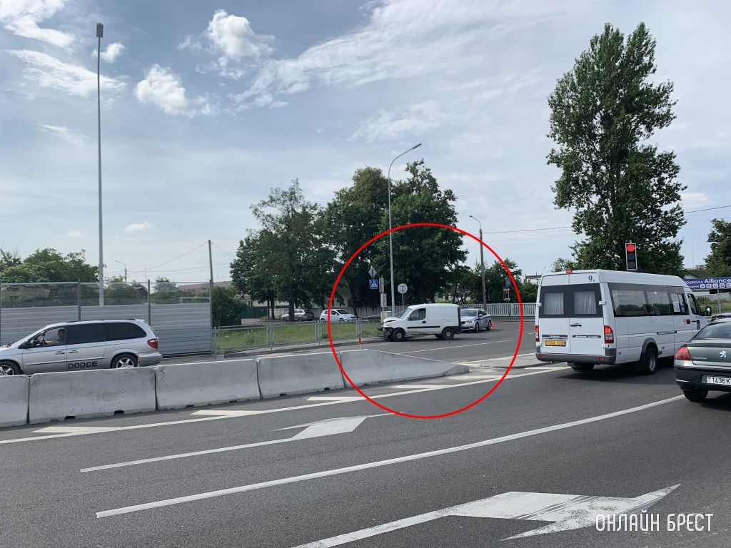 Сегодняшнее ДТП в Бресте, подъем на Западных обход