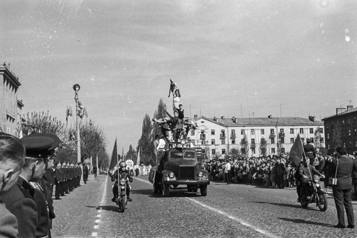 Старые фото: Брест и физкультурники