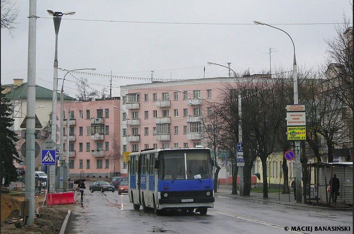 Автобусы «Икарус» на улицах Бреста