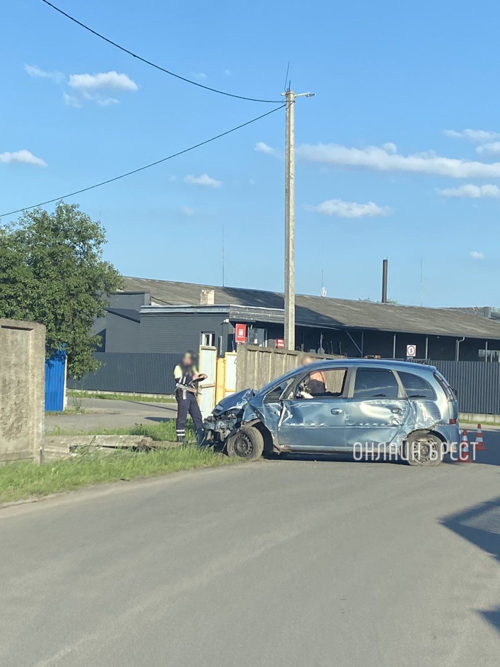 Очевидец: Сегодня в Бресте на ул. Фортечной произошло ДТП