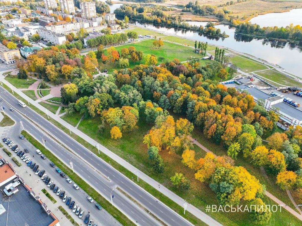 Немного осеннего Бреста. Красивый фото с высоты