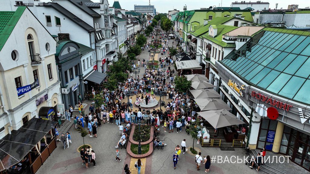 Сегодня днём на Советской было многолюдно