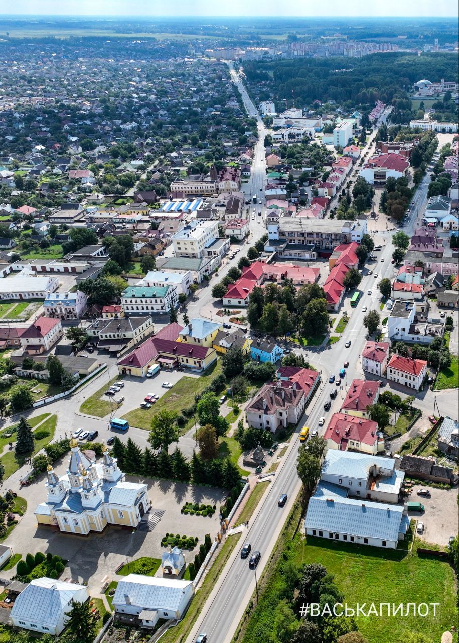 Посмотрите на Кобрин с высоты птичьего полета