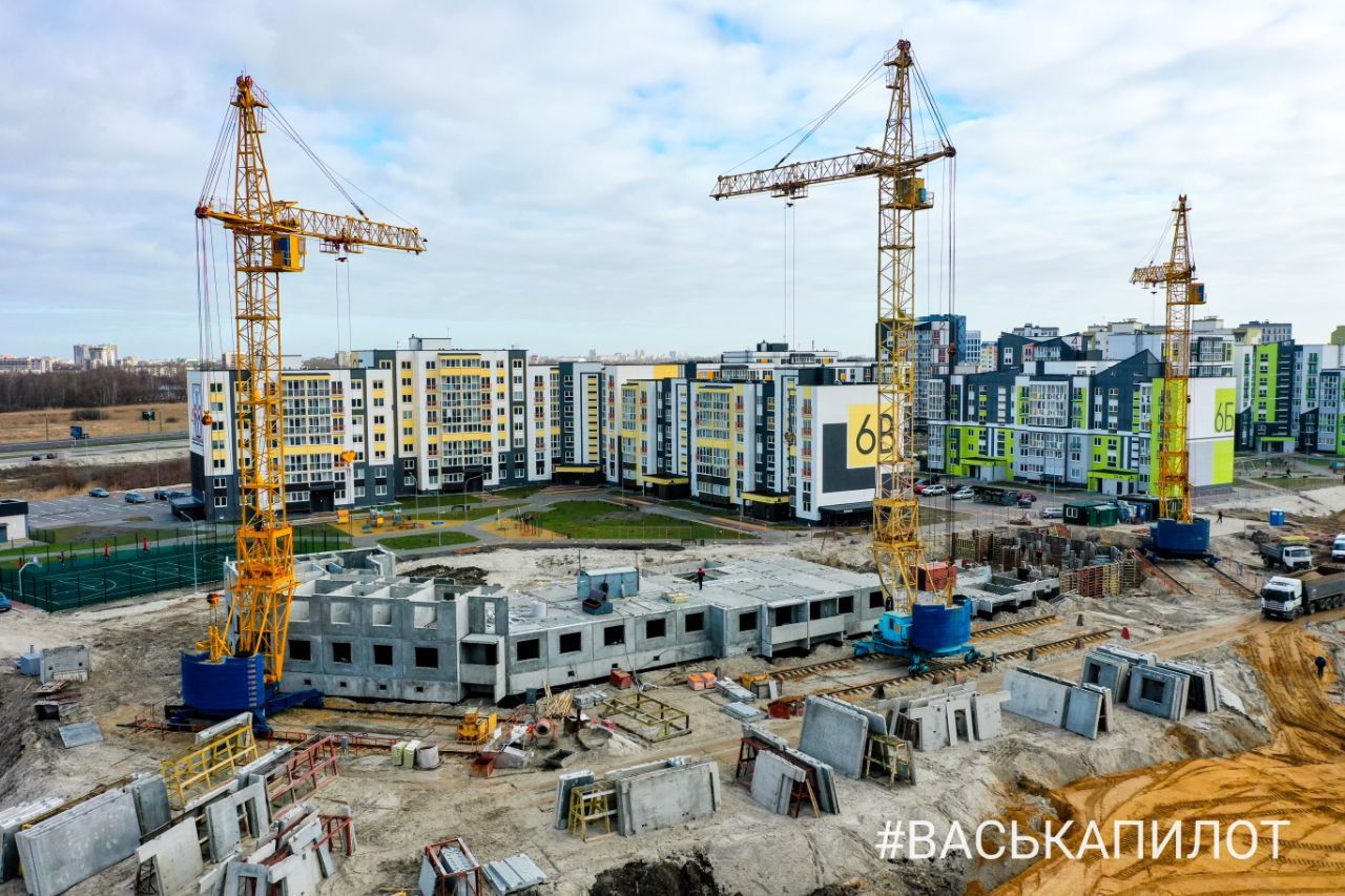 Посмотрим на новый микрорайон Бреста с высоты