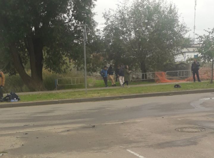 В Бресте на ул. Ясеневой произошло ДТП с участием мотоциклиста