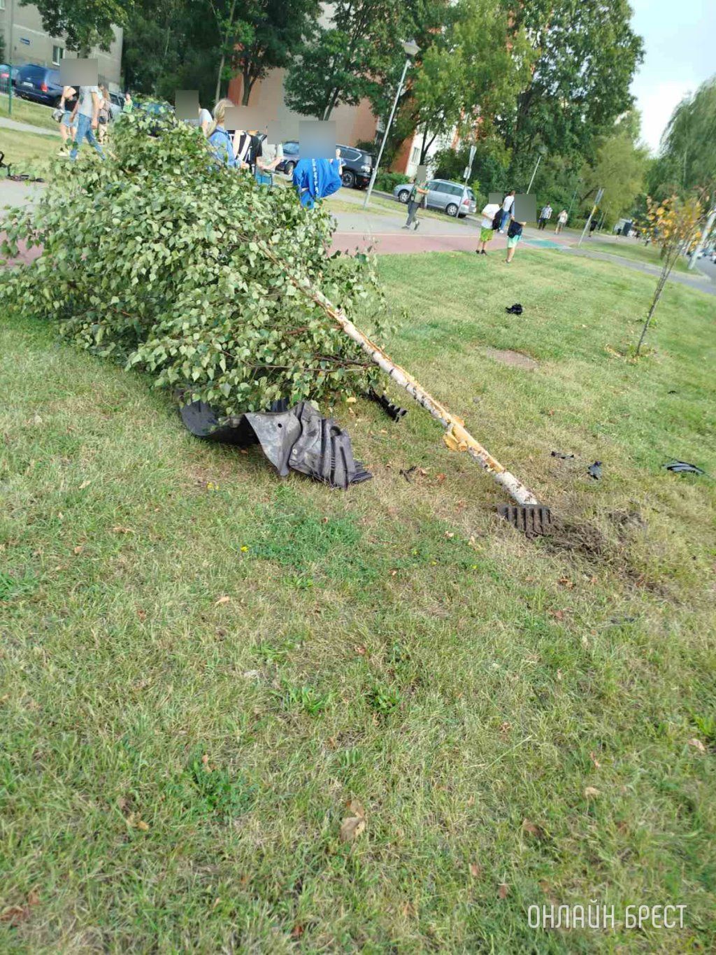 Очевидец: ДТП на Партизанском проспекте в Бресте