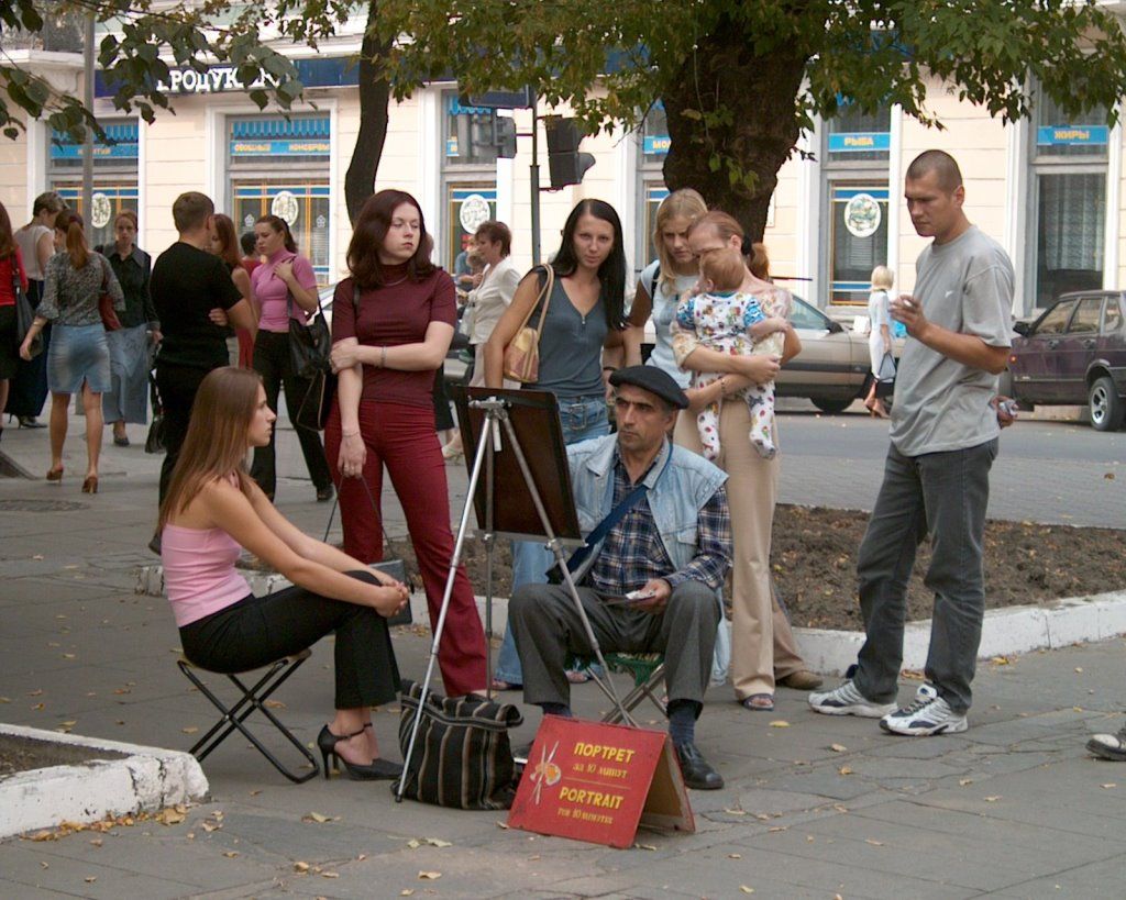 Брест, перекр. ул. Советская и ул. Пушкинская, 2002 год