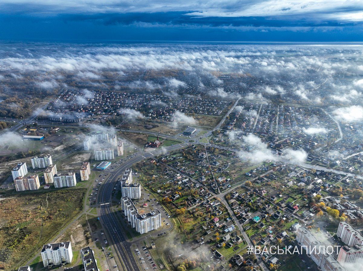Посмотрите на Брест с большой высоты. Снимки сделаны сегодня