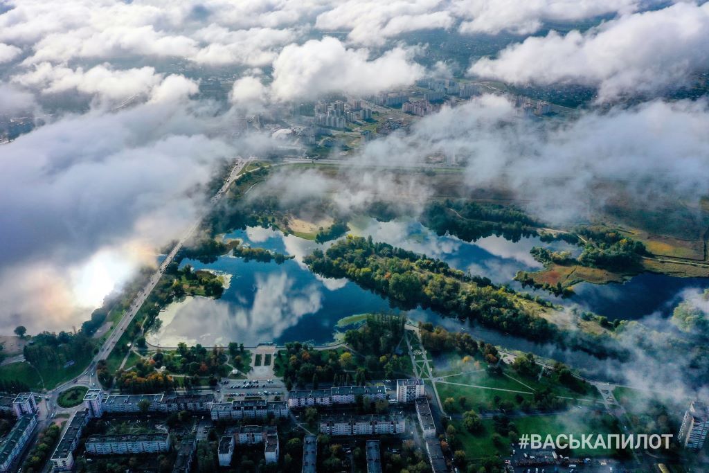 Вот так выглядят облака над Брестом