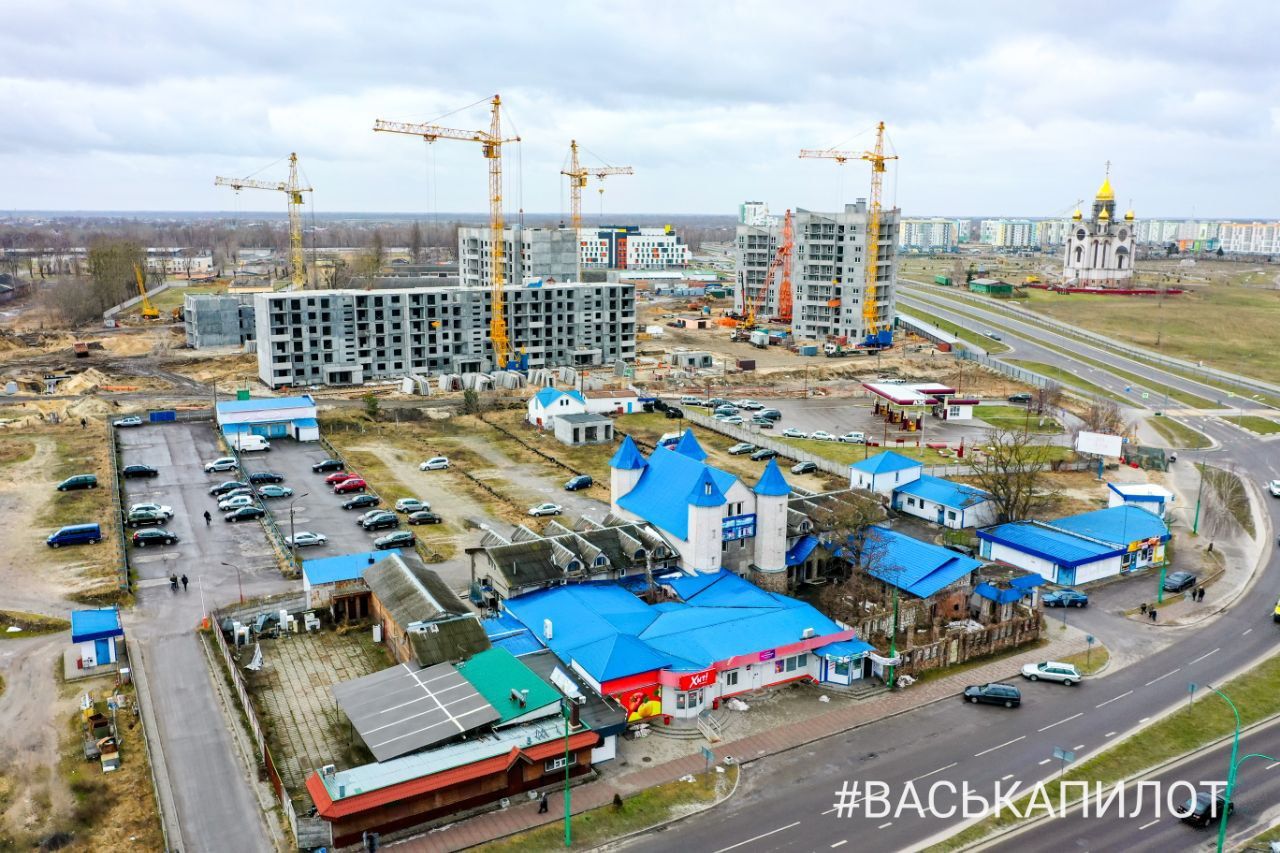 Посмотрим на новый микрорайон Бреста с высоты