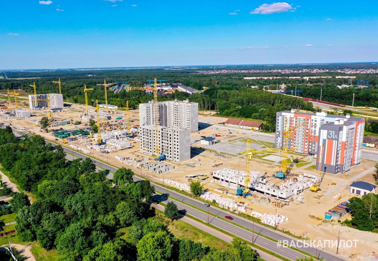 Лето 2021. Стройки Бреста с высоты