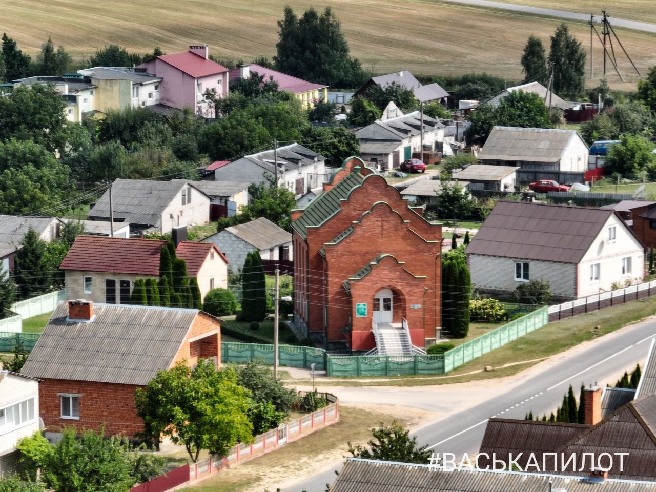 Остромечево - перспективный агрогородок возле Бреста. Видео с высоты